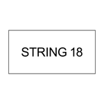 String 1 to 25