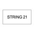 String 1 to 25