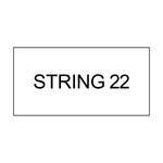 String 1 to 25