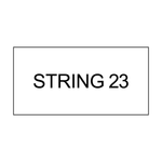 String 1 to 25