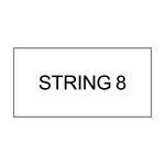 String 1 to 25
