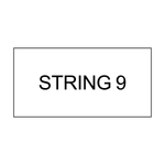 String 1 to 25