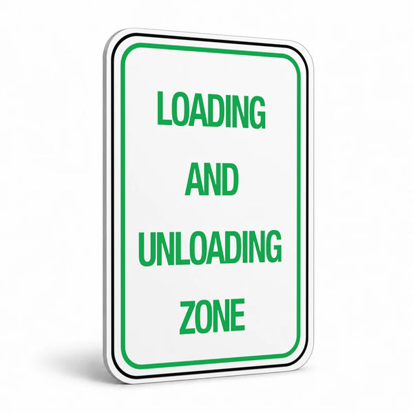 Traffic And Parking - Loading And Unloading Zone Sign