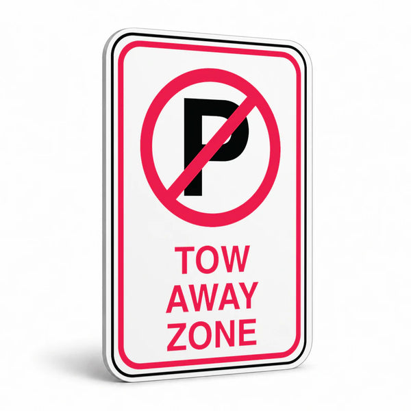 Traffic And Parking - No Parking Tow Away with Symbol Sign