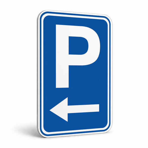 Traffic And Parking - P Left Arrow Sign