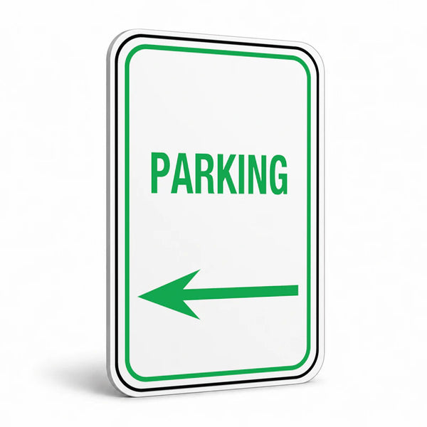 Traffic And Parking - Parking Left Arrow Sign