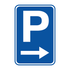 Traffic And Parking - P Right Arrow Sign