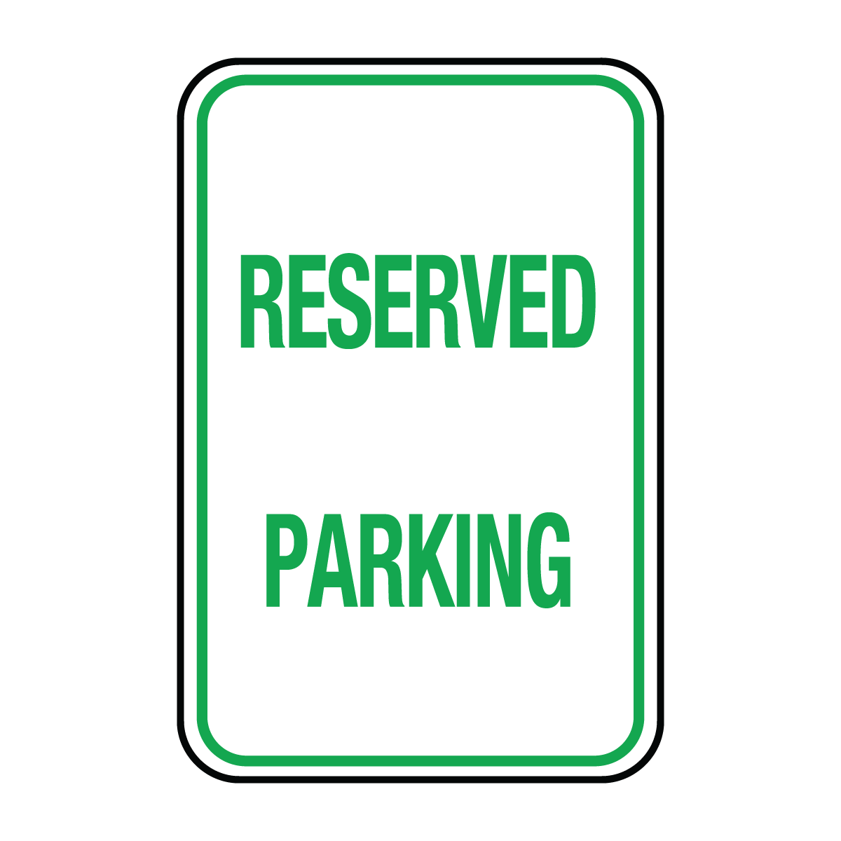 Traffic And Parking - Reserved Parking Sign