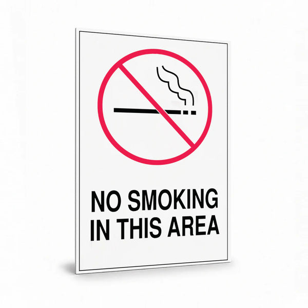 Warehouse And Floor - A4 No Smoking Area Signs