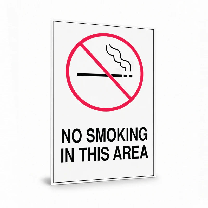 Warehouse And Floor - A4 No Smoking Area Signs