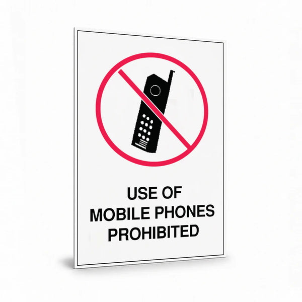 Warehouse And Floor - A4 Use Of Mobile Phones Signs