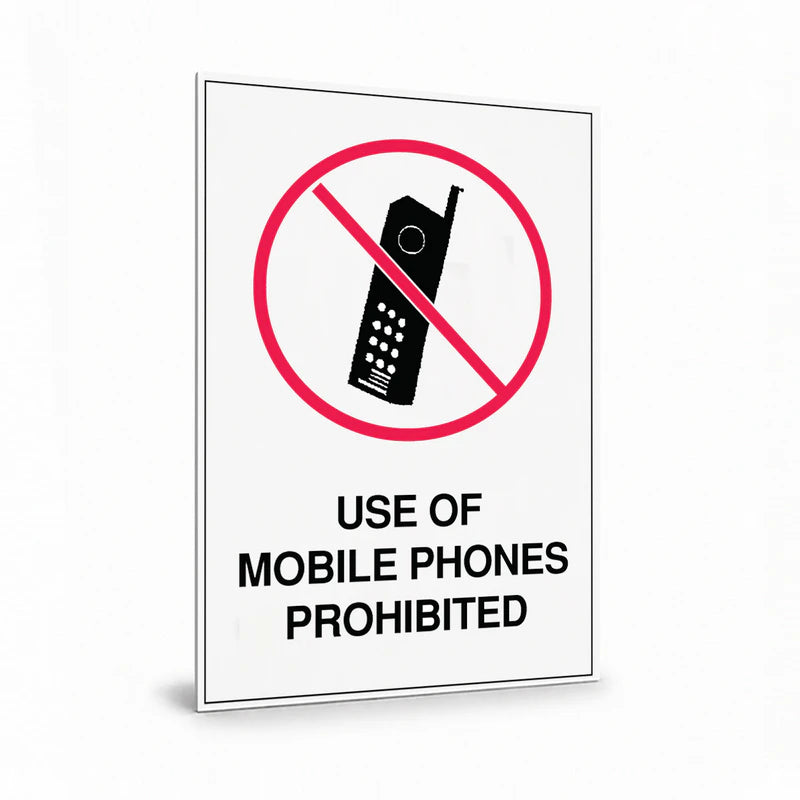 Warehouse And Floor - A4 Use Of Mobile Phones Signs