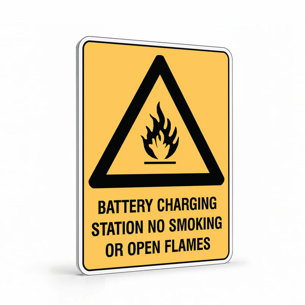 Warehouse And Floor - Battery Charging Station Signs
