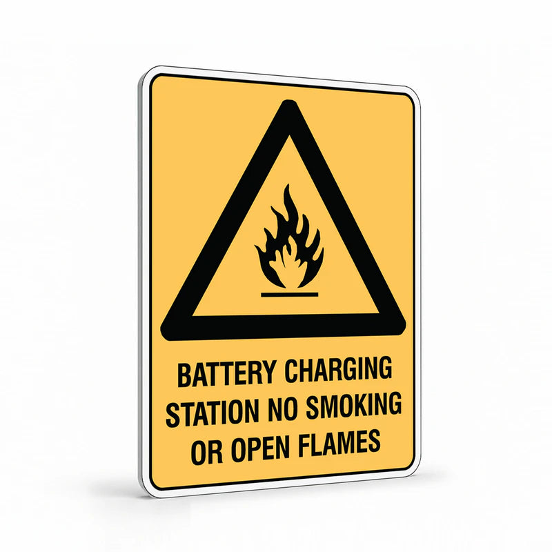 Warehouse And Floor - Battery Charging Station Signs