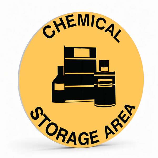 Warehouse And Floor  - Chemical Storage Area Stickers