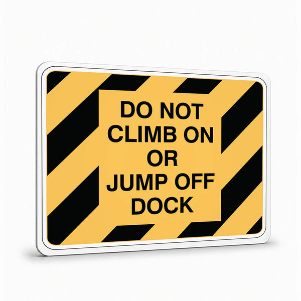 Warehouse And Floor - Do Not Climb On Signs