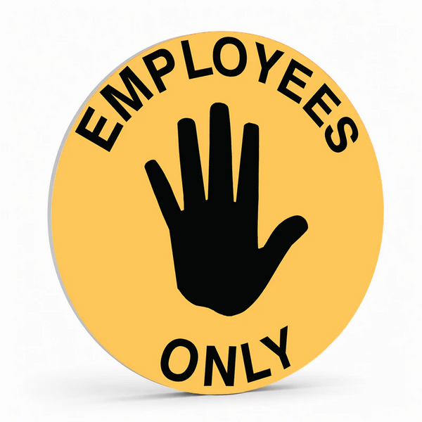 Warehouse And Floor  - Employees Only Stickers
