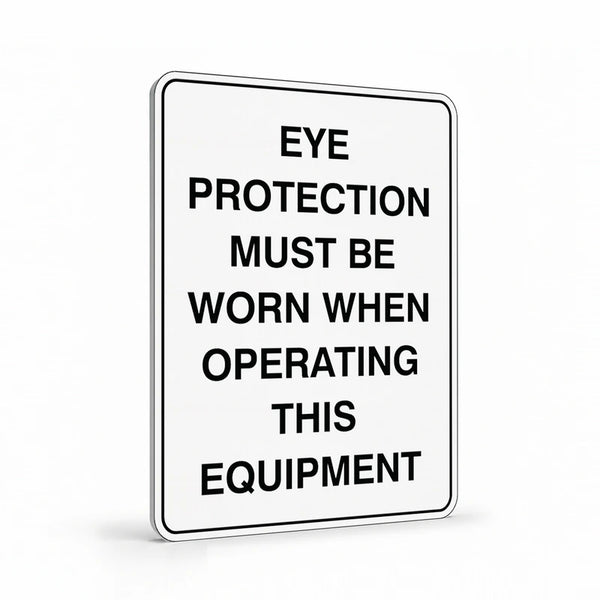 Warehouse And Floor - Eye Protection Must Be Worn Signs