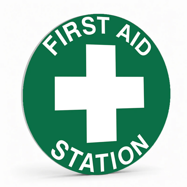 Warehouse And Floor  - First Aid Station Stickers