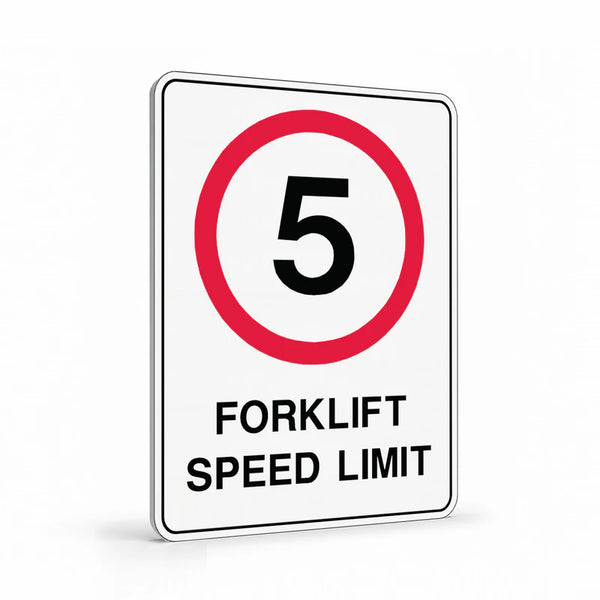 Warehouse And Floor - Forklift Speed Limit Signs