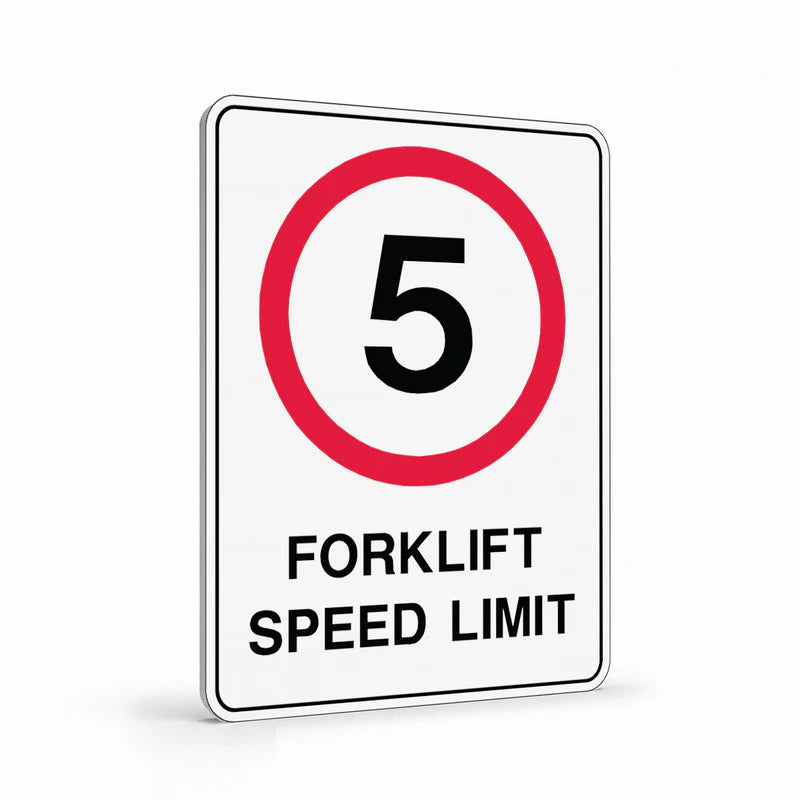 Warehouse And Floor - Forklift Speed Limit Signs