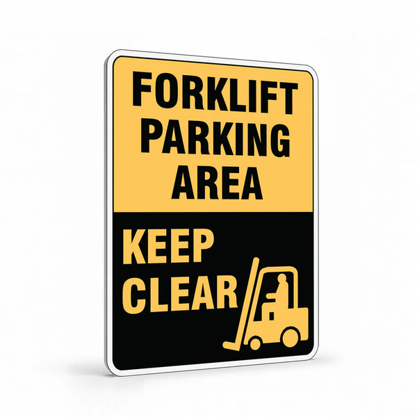 Warehouse And Floor - Forklifts Parking Area Signs