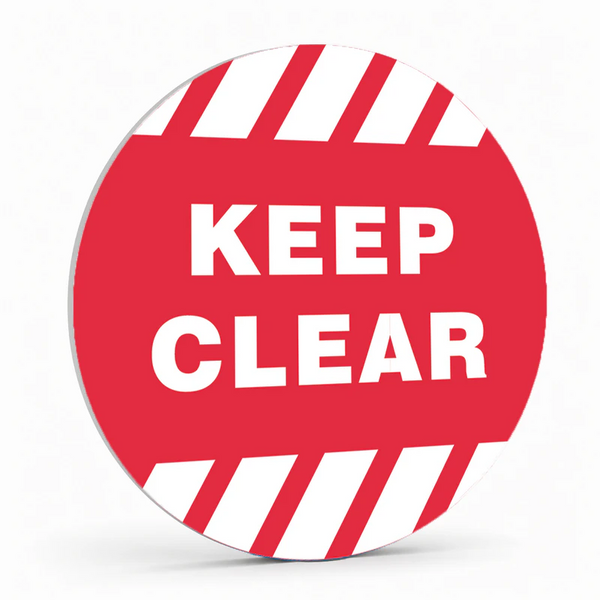 Warehouse And Floor  - Keep Clear Stickers