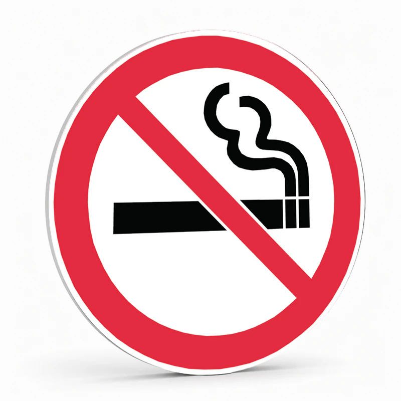 Warehouse And Floor  - No Smoking Symbol Stickers