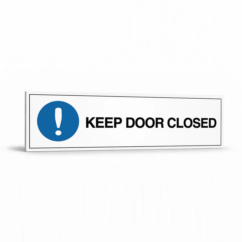 Warehouse And Floor Overhead - Keep Door Closed Signs