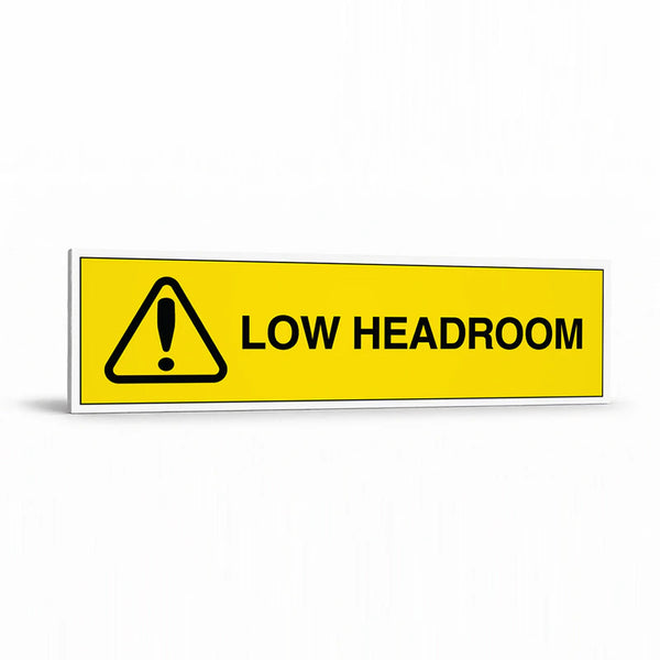 Warehouse And Floor Overhead - Low Headroom Signs