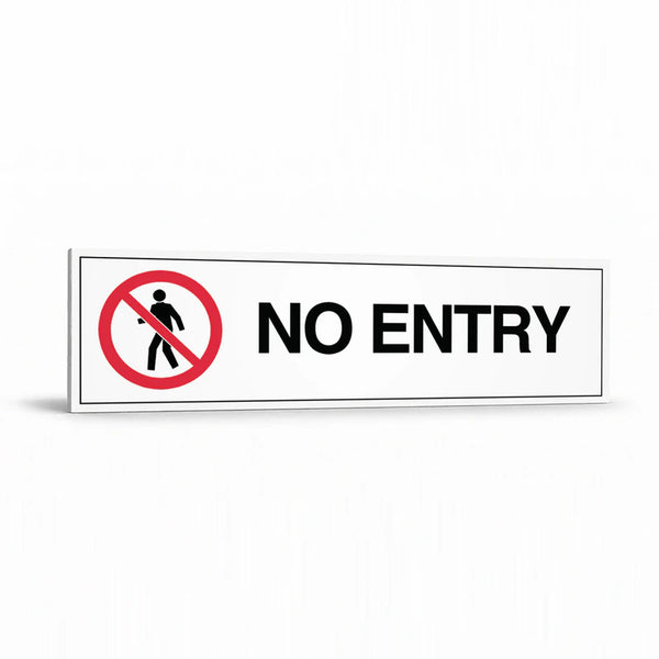 Warehouse And Floor Overhead - No Entry Signs