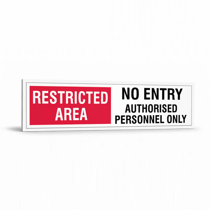Warehouse And Floor  - Restricted Area Keep Out Signs