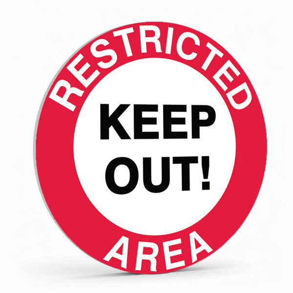 Warehouse And Floor  - Restricted Area Keep Out Stickers