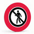 Warehouse And Floor  - Restricted Area Keep Out Symbol Stickers