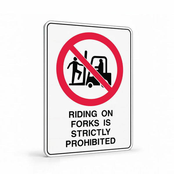 Warehouse And Floor - Riding On Forks Signs