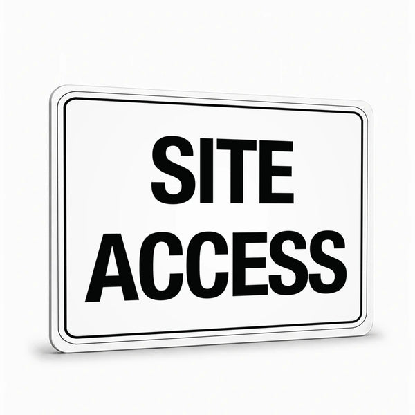 Warehouse And Floor  - Site Access Signs