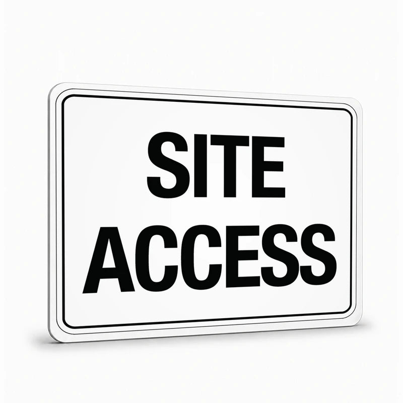 Warehouse And Floor  - Site Access Signs
