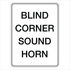 Warehouse And Floor - Blind Corner Sound Horn Signs