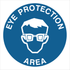 Warehouse And Floor  - Eye Protection Area Stickers