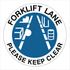 Warehouse And Floor  - Forklift Lane Please Keep Clear Stickers