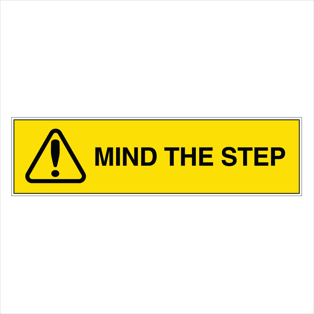 Warehouse And Floor Overhead - Mind The Step Signs