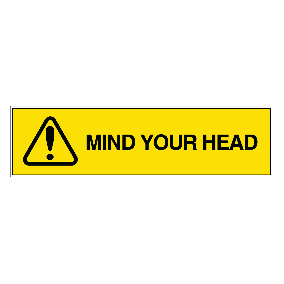 Warehouse And Floor Overhead - Mind Your Head Signs