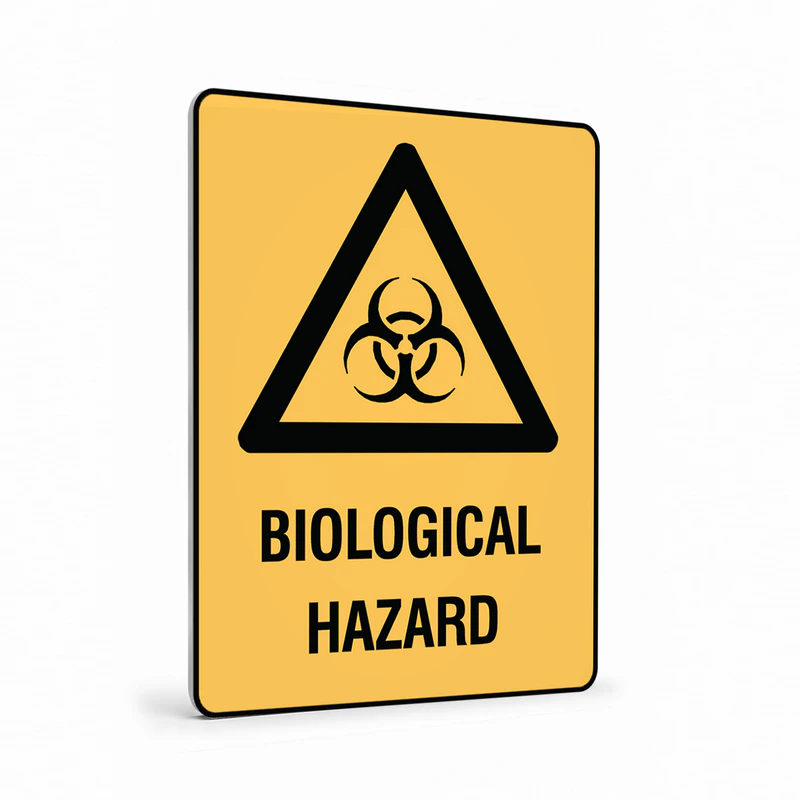 Warning - Biological Hazard Sign