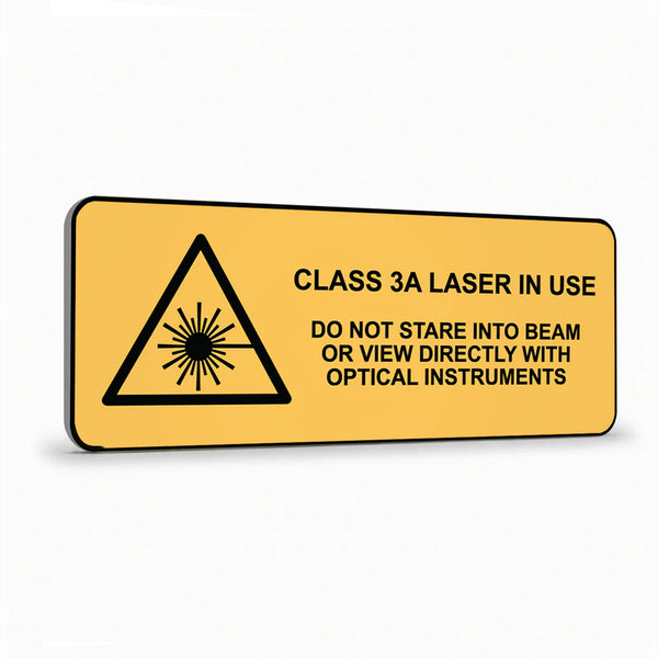Warning - Class 3A Laser Sign