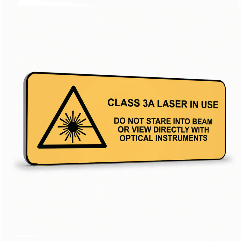 Warning - Class 3A Laser Sign