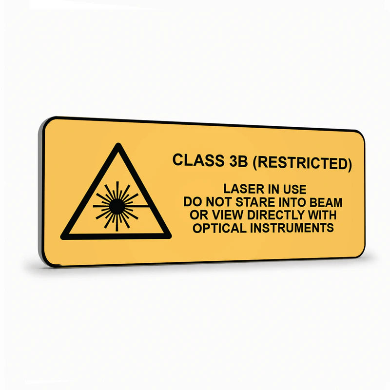 Warning - Class 3B Laser Sign