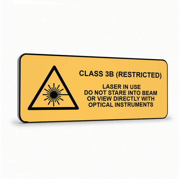 Warning - Class 3B Laser Sign