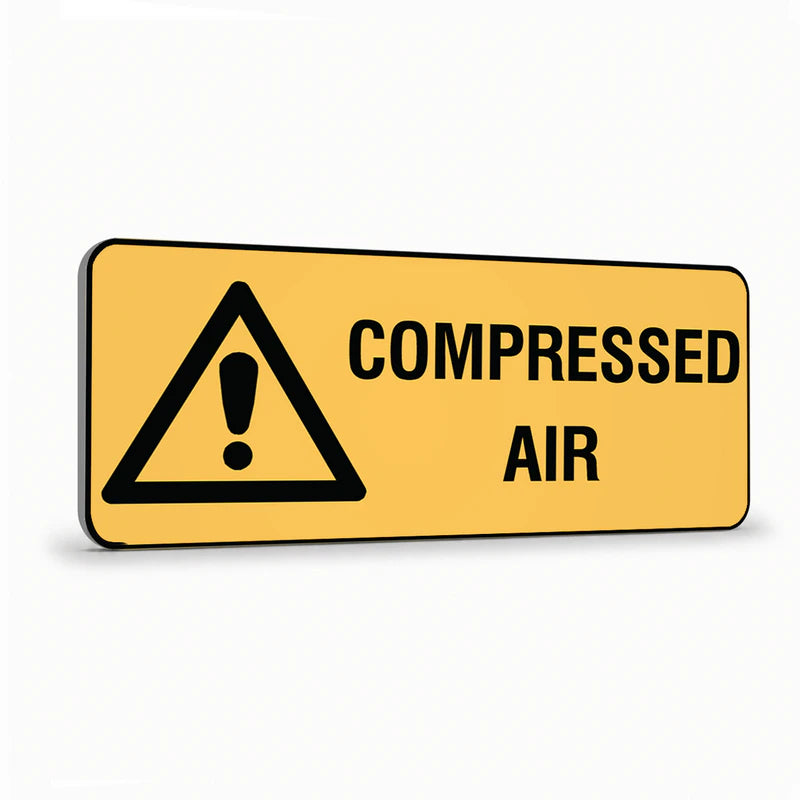 Warning - Compressed Air Sign