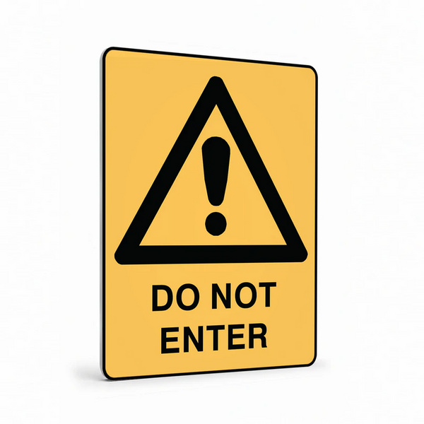 Warning - Do Not Enter Sign