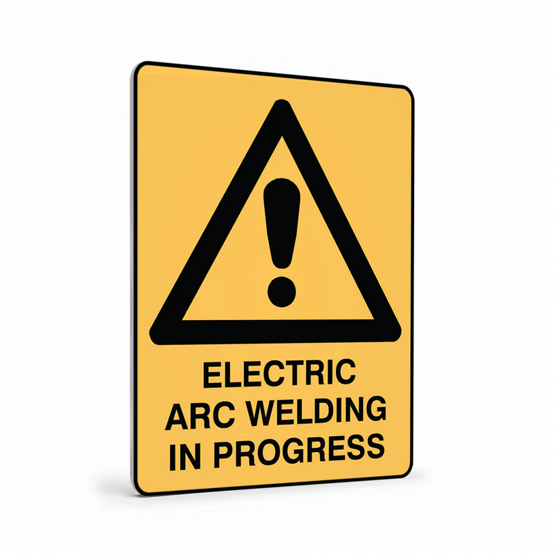 Warning - Electric Arc Welding Sign
